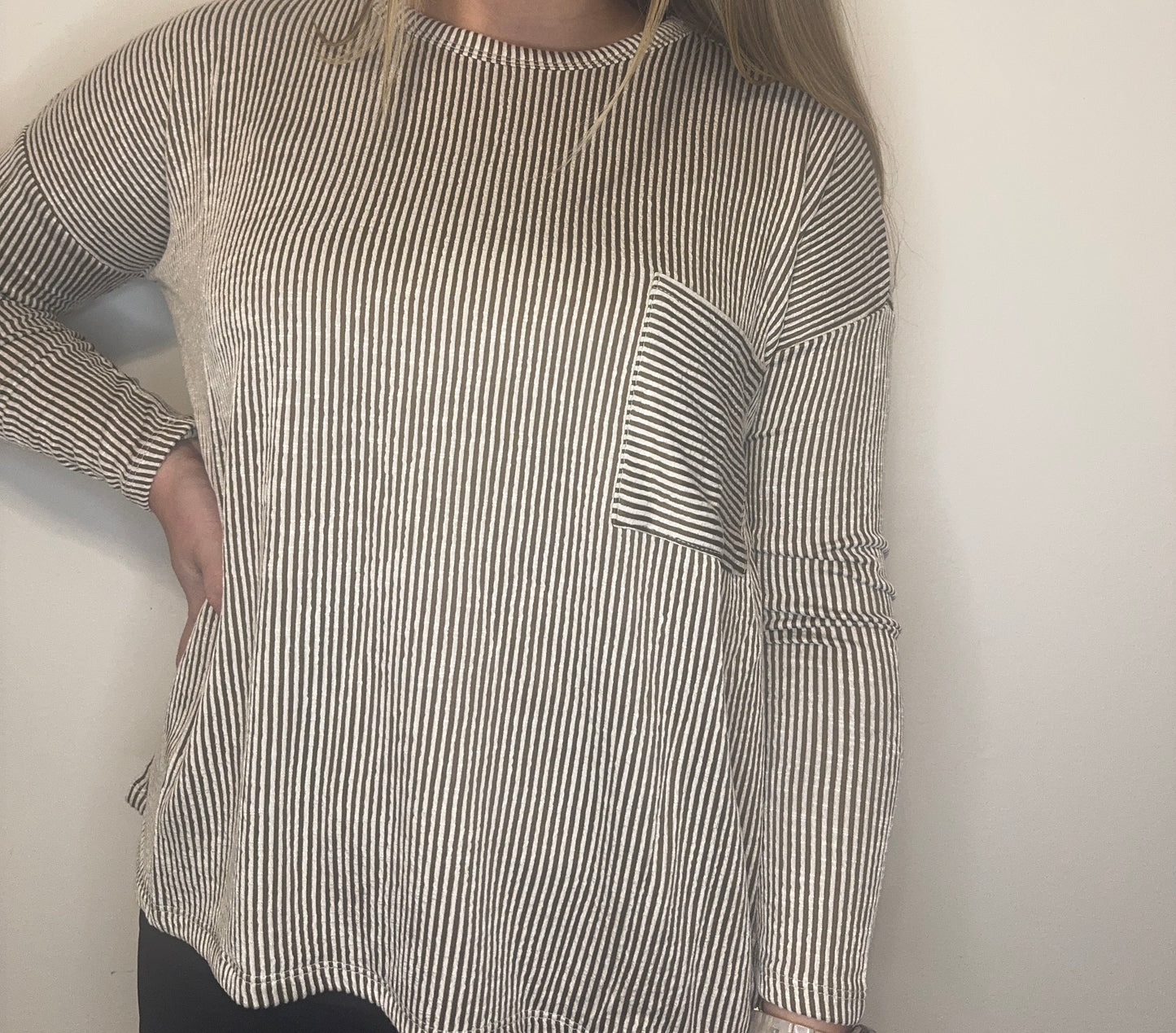 Mocha Ribbed Sweater